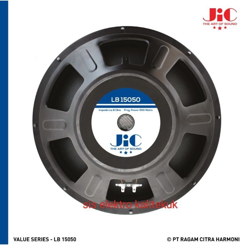 komponen Speaker 15 Inch JIC LB 15050