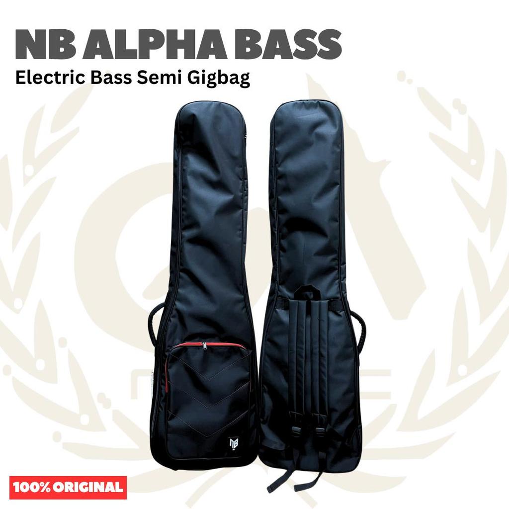 NB Alpha Bass Guitar Semi Gigbag - Tas Bass Semi Gigbag