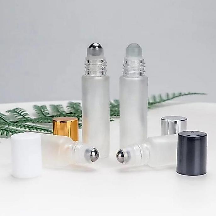 BOTOL ROLL ON 10 ML KEPALA STAINLES BOTOL ROLLER ESSENTIAL OIL PARFUM
