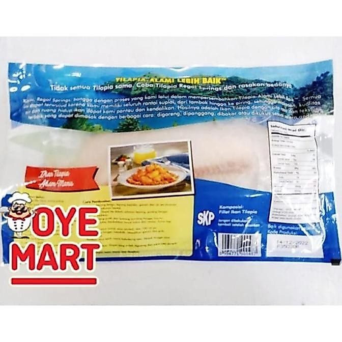 Cibo- Tilapia Fillet 200Gr / Ikan Tilapia