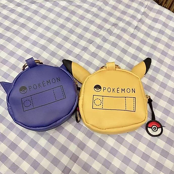 Pokemon Pikachu & Gengar Premium Coin Pouch Bag Charm TP