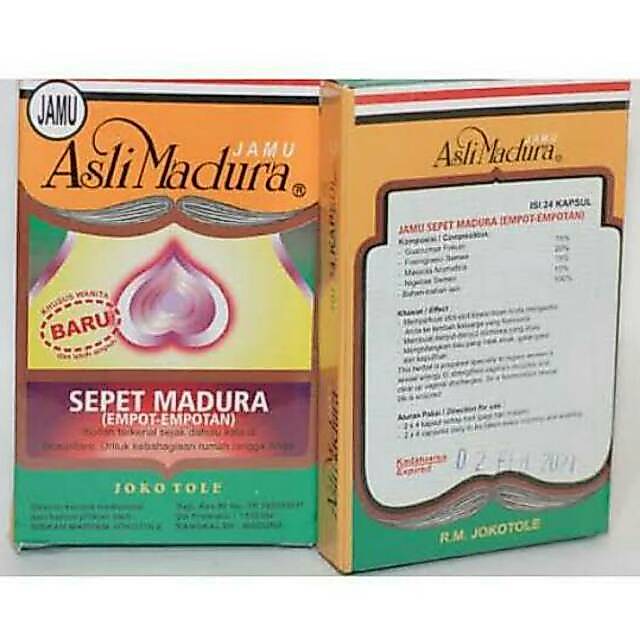 Jamu Asli Madura Empot-Empotan Jokotole Sepet Madura Kapsul