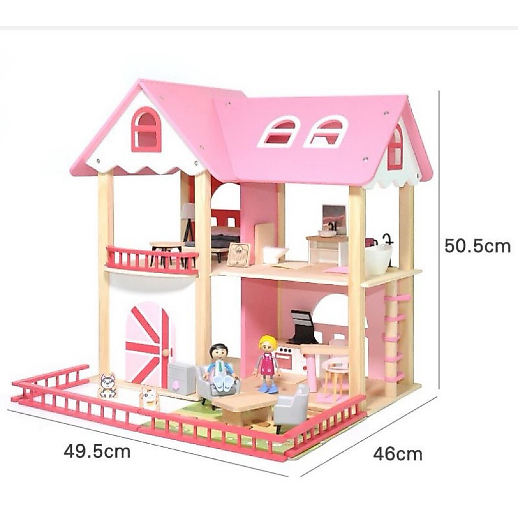 Wooden doll house
