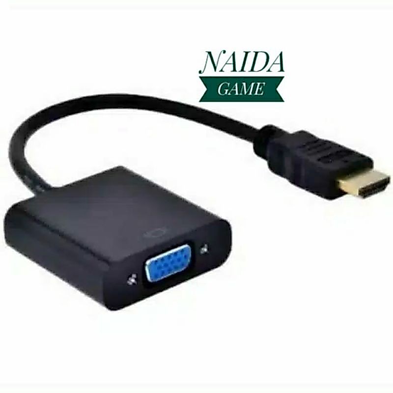 CONVERTER HDMI TO VGA / KABEL SAMBUNGAN HDMI TO VGA MONITOR