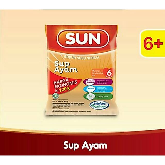 SUN BUBUR BAYI 120G EKONOMIS SACHET