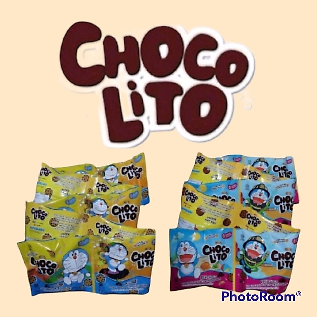 Choco Lito Mini Cookies With Chocochips | Isi 10 Bks | Edisi Doraemon