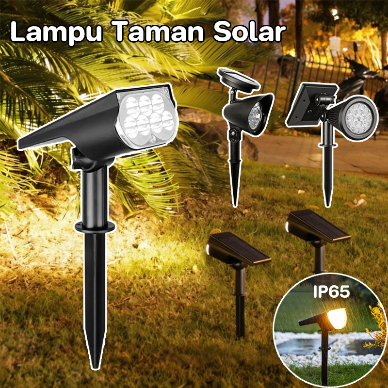 Lampu Taman Solar/lampu Outdoor Taman Tenaga Matahari/7 Led Sorot Tenaga Surya/lampu Taman Tenaga Su