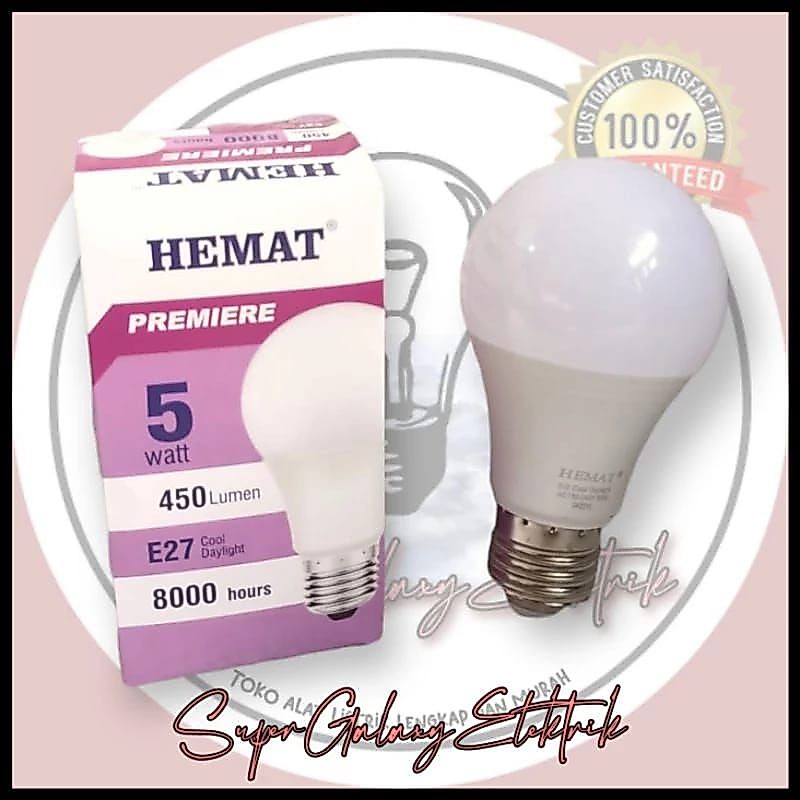 Lampu Led Hemat Premiere 5W / Lampu Led Murah / Lampu Hemat