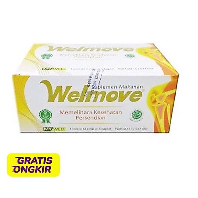 Welmove Suplemen Makanan per box 12 Lembar / Murah