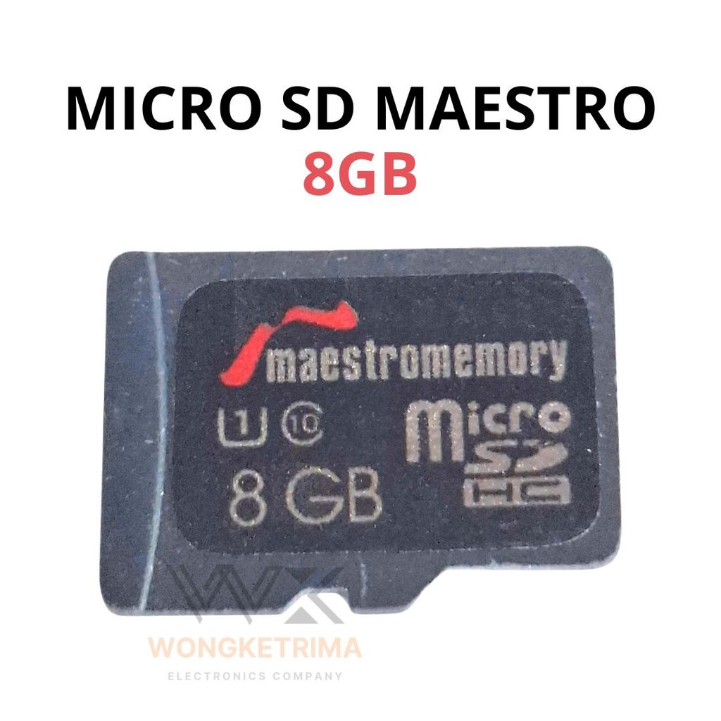 Micro SD Maestro Memory 8GB Kartu Memori HP Kamera CCTV Musik Memory Card Universal