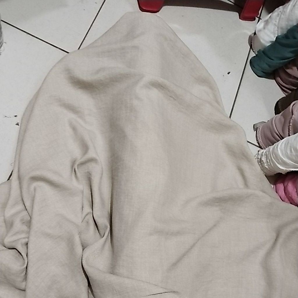 Kain meteran bahan polo linen // bahan katun rami