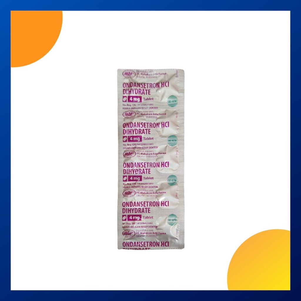 ONDANSETRON GENERIK_01 4 MG 1 STRIP @ 10 TABLET