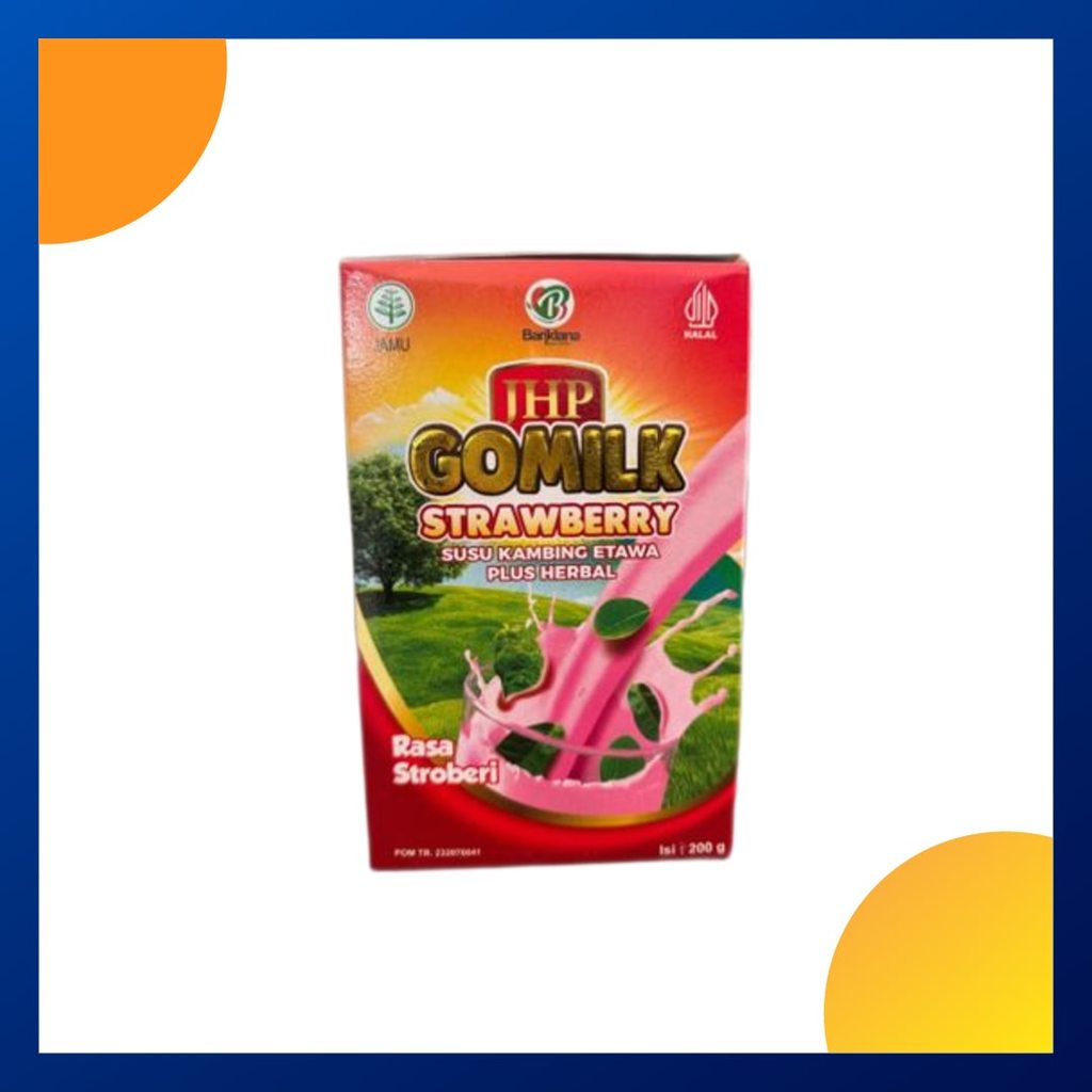 Jhp Gomilk Rasa Strawberry Box 200 Gram