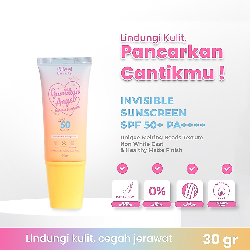 UFeel Beauty Guardian Angel Invisible Sunscreen (Tabir Surya)