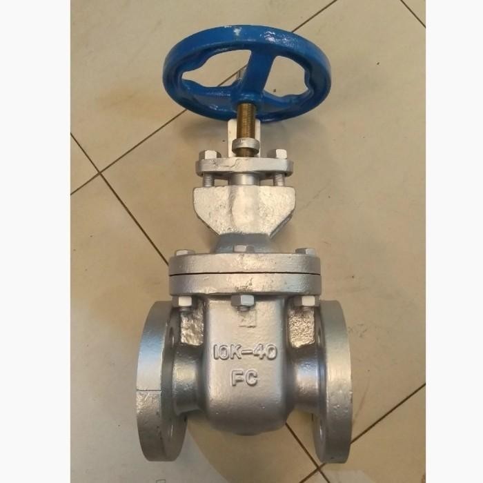 gate valve 1 1/2" (DN 40) kitz jis 10k fchi cast iron 1,5 inch (1-1/2 inch)