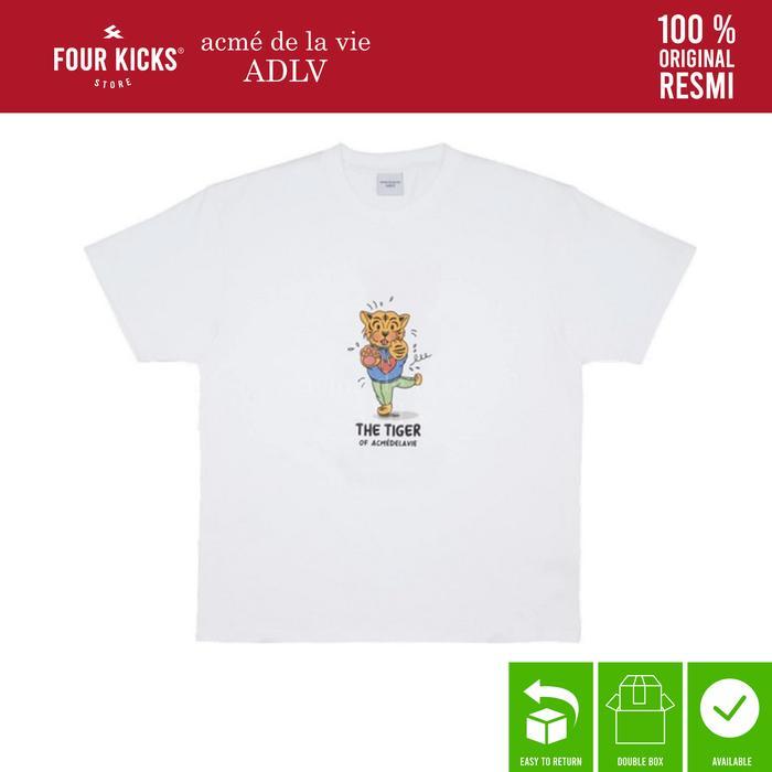 ADLV Tshirt Short Sleeve The Tiger White - 100% ORIGINAL RESMI - 2