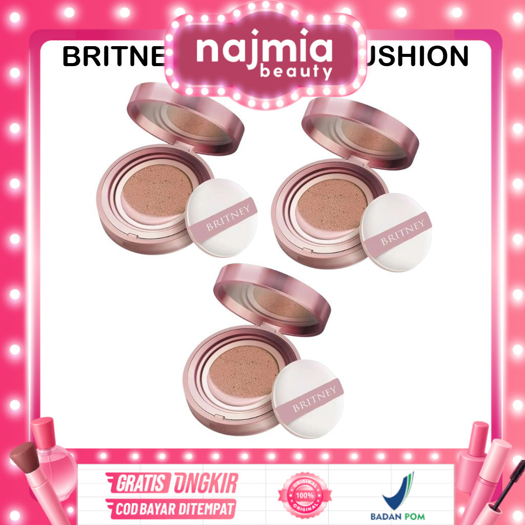 Najmia - BRITNEY Glow BB Cushion | Pb Cushion Britney SPF 40 PA+++