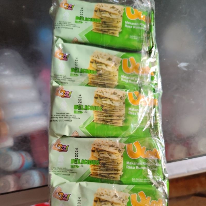 Ulala Snack Delicious Rasa Rumput Laut Sapi Panggang