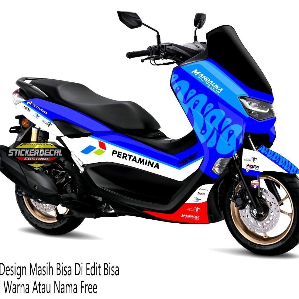 striping stiker decal full bodi nmax new 2020-2022 motif Mandalika