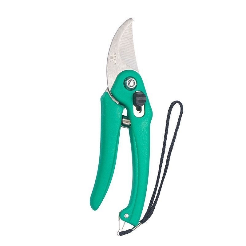 (ATG) Gunting Dahan hijau + Tali / Gunting Tanaman Stainless