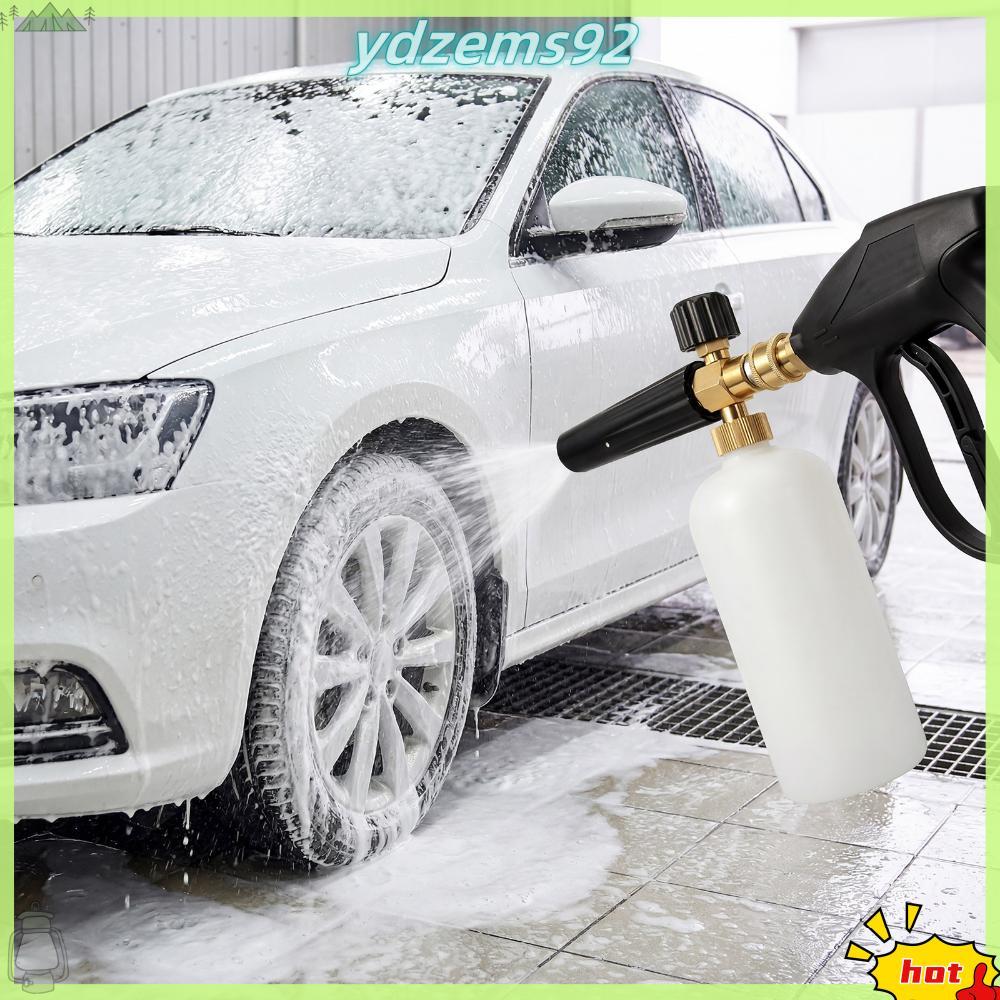 [ydzems92h4.id] Alat Penyemprot Pembersih Otomatis dengan 1/4 Outlet Sambungan Cepat & 5 Nozel Selan