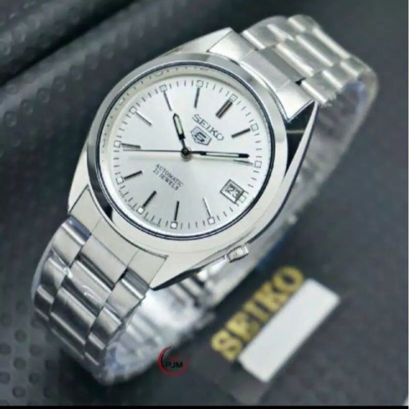 Promo Jam Tangan Seiko 5 Otomatis Rantai tanggal Aktif Tanpa Baterai