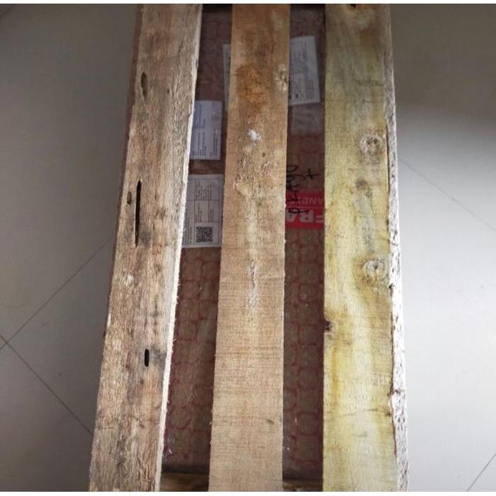 Contoh Paking Kayu JNE - Jam Bandul
