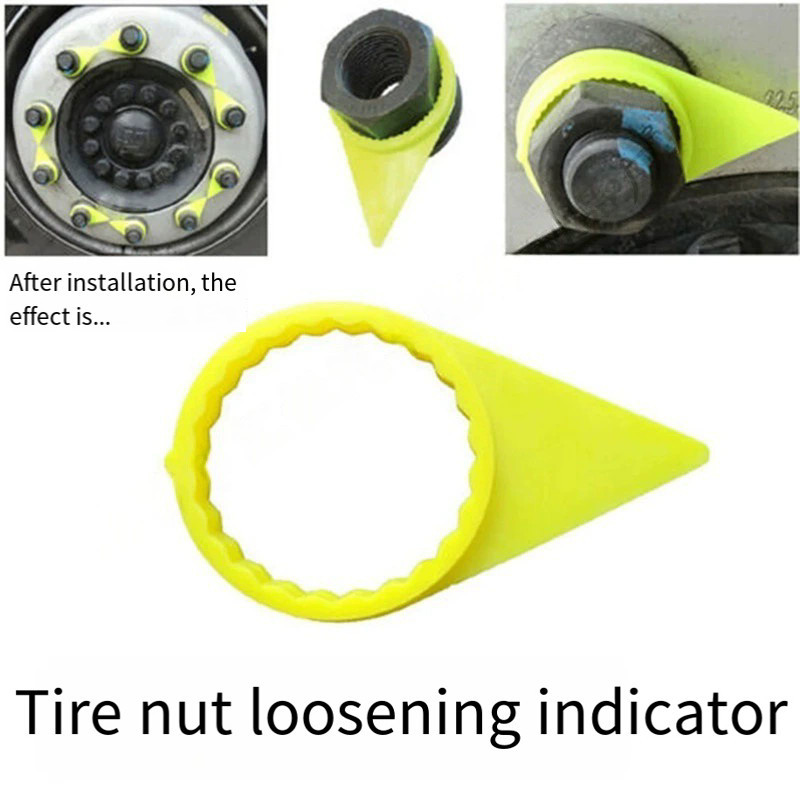 10Pcs Indikator Mur Roda 21mm 33mm 41mm Penanda Baut Longgar Pengaman Nut Indicator Mobil Truk Kunin