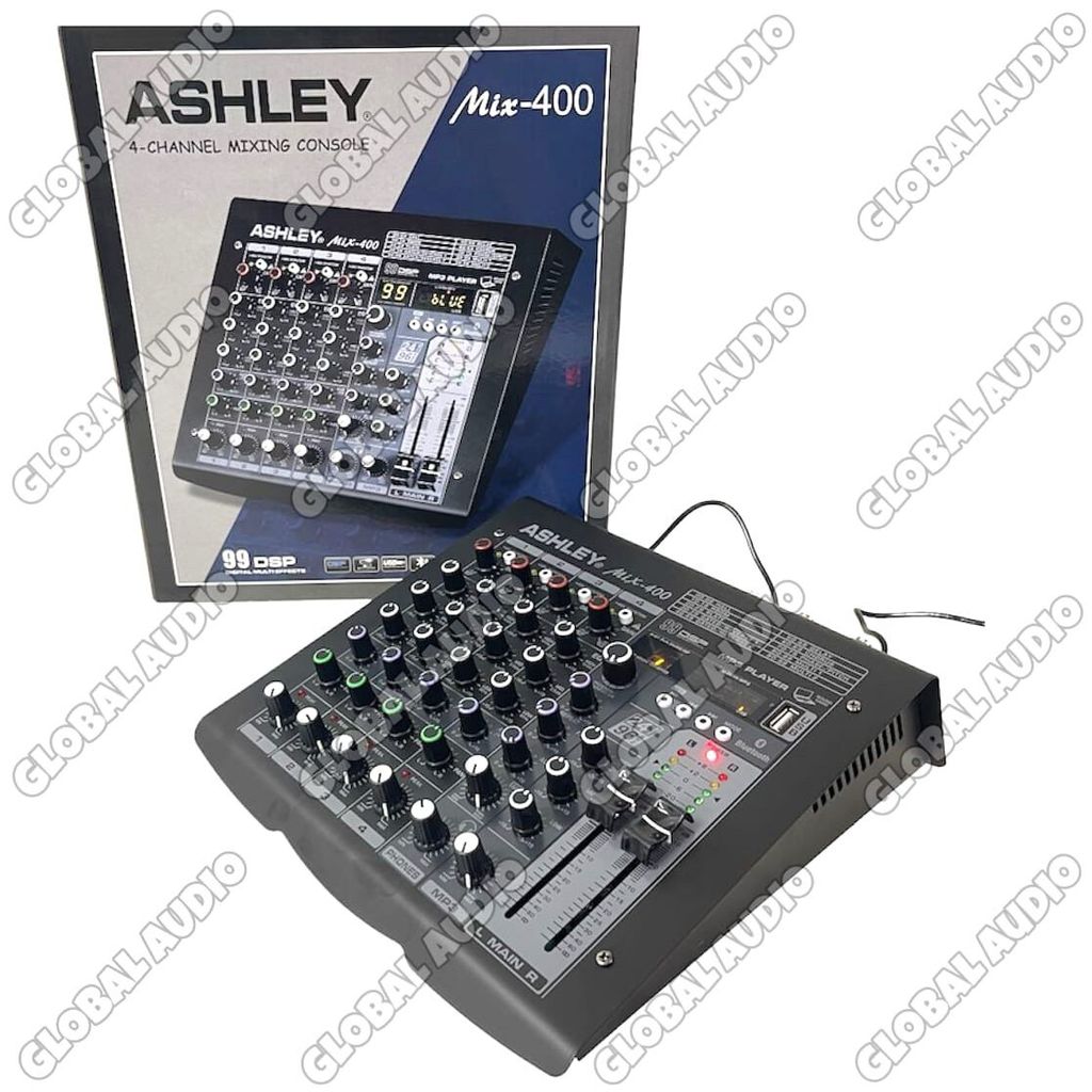 Mixer Audio Ashley Mix 400 4channel Original Mix400 Mixing 4 mix 400 ashley ( Bisa COD )