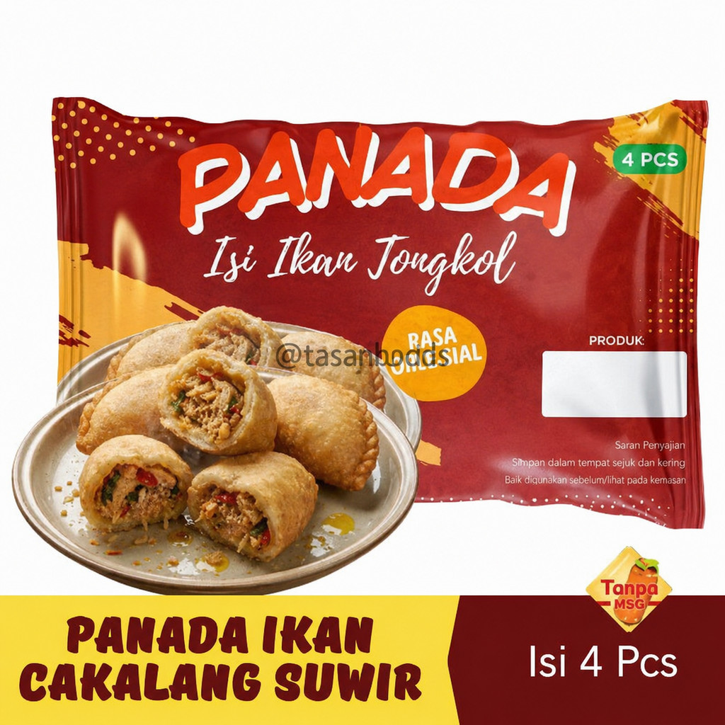 Panada Ikan Cakalang Suwir Isi 4 Pcs Frozen