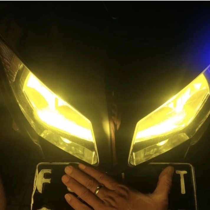 TERBARU HOT Lampu Led Laser H4 Lampu Led Utama Laser Hi Low Mxking klx crf cb Vixion dll