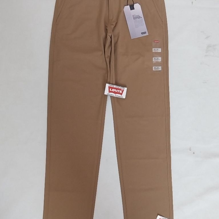 Celan Panjang Le vi 's XX Chino Standar Taper Tech Pants - Cokelat Mocca