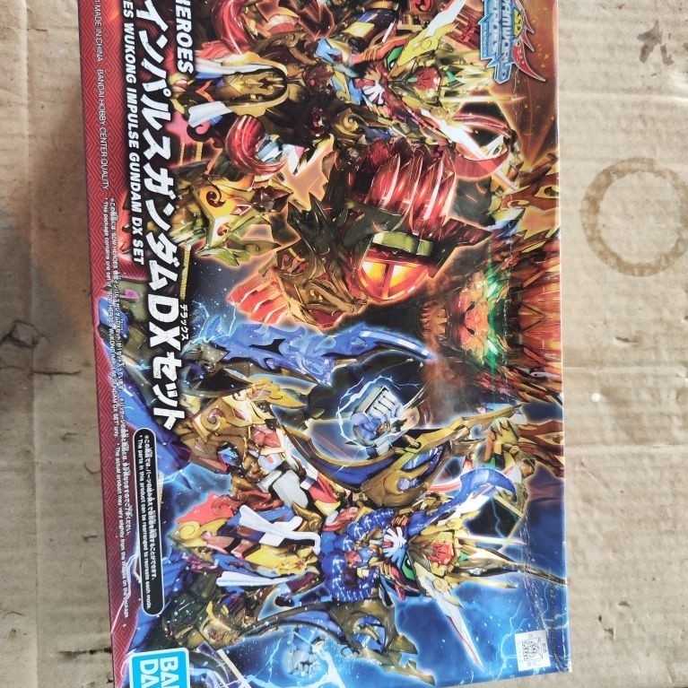 bandai model kit sd gundam musha sdw heroes wukong impulse dx set world