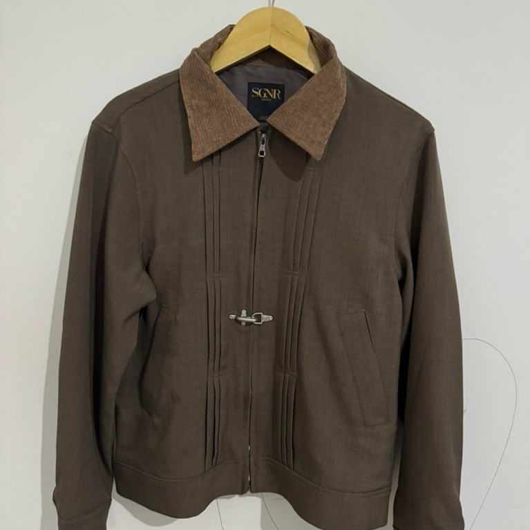 Signore Clasp Suede Brown Size S