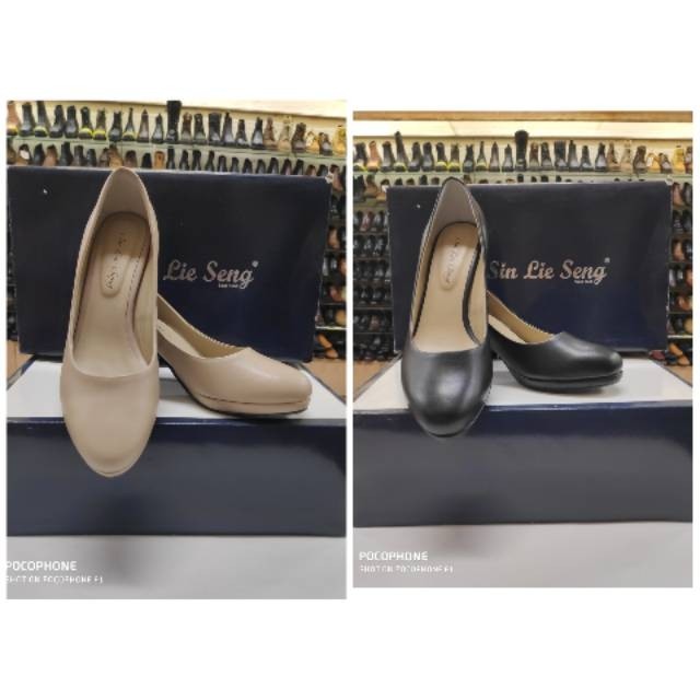 Sepatu pantofel kulit wanita Sin Lie Seng 1111