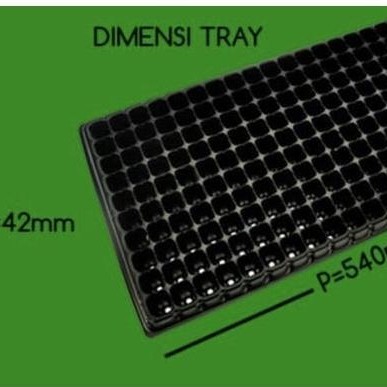 Promo Cod Pot Tray / Tray Semai / Seed Tray / Pottray 200 Lubang Bibit Merk Bell ><
