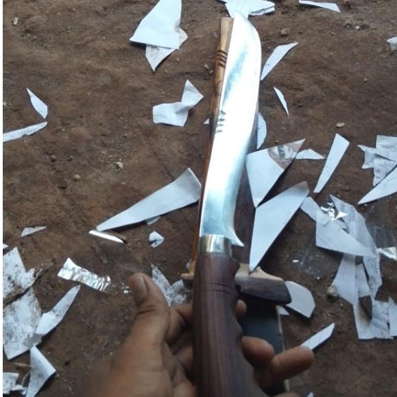 golok sembelih bahan hss tkm panjang 30 cm