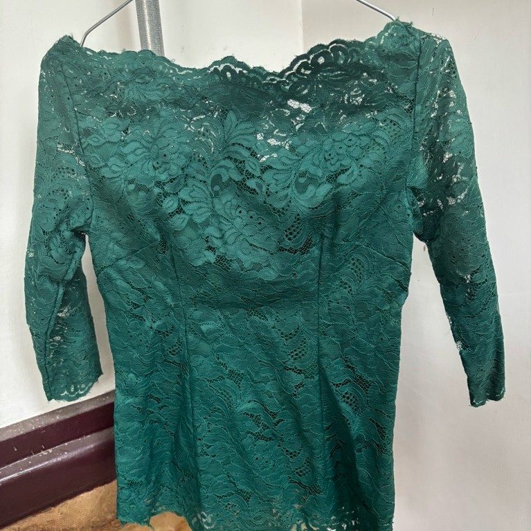 Kebaya Modern Hijau Botol