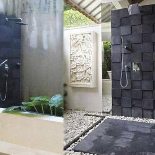 Batu Candi Hitam / Batu Alam Dinding (Berbagai Macam Ukuran)