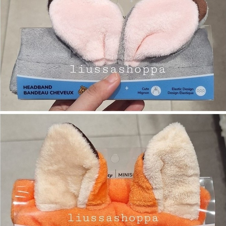 Headband Miniso - Disney Zootopia Collection 3D Headband