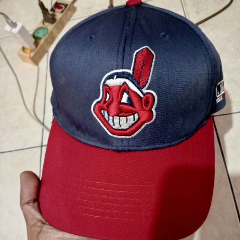 Topi caps Baseball MLB Team x Outdoor caps indian's Second