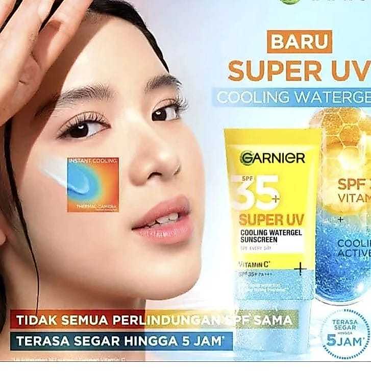 GARNIER-GARNIER SPF35 SUPER UV COOLING WATELGEL SUNSCREEN-GARNIER SUNSCREEN
