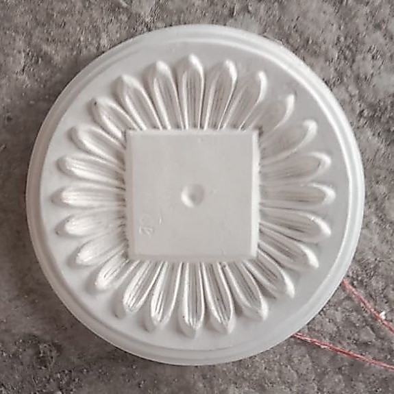 dudukan lampu gypsum