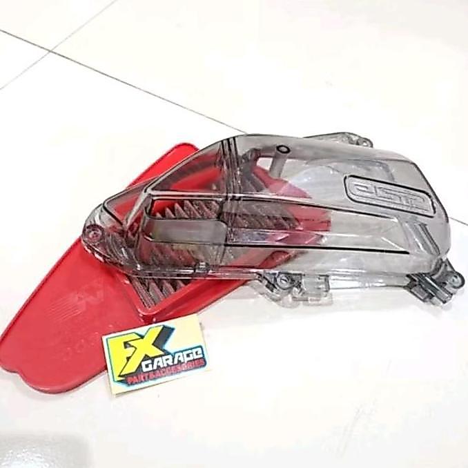 Cover Filter Smoke Transparan & Filter scoopy, beat, genio