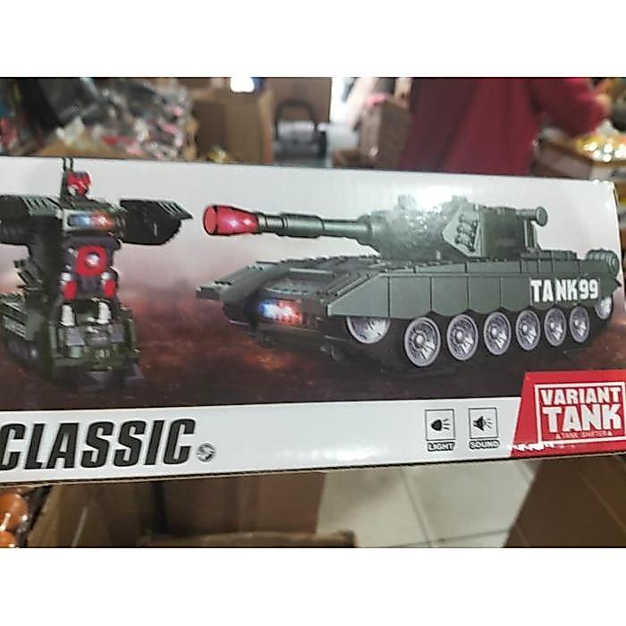 Mainan Mobil Robot Combat War Tank Deformation Military War Tank Besar Berkualitas