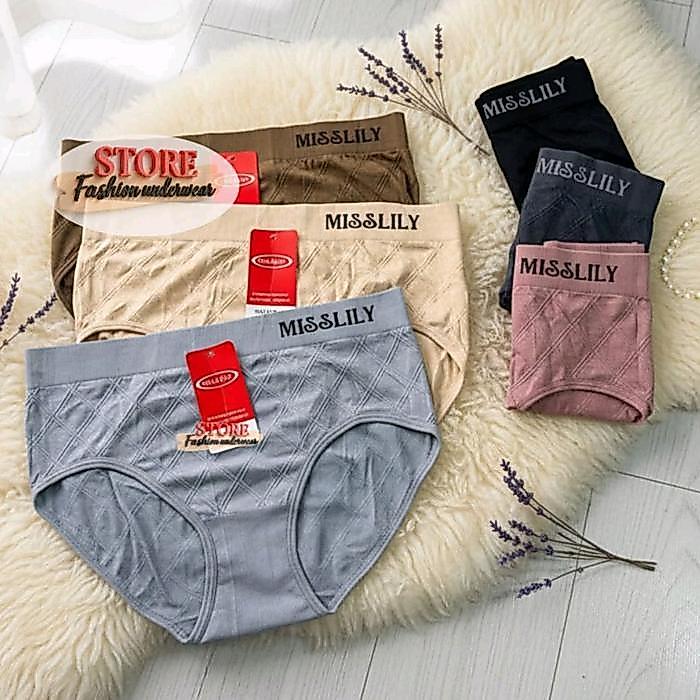 La Senza Shop Now - Misslily Cd Rajut Misslily Celana Dalam Wanita Nyaman Dewasa Midi Bahan Rajut