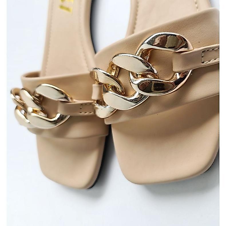 New Arrival Sandal Flat Zara Sandal Zara Teplek Sandal Zara Wanita Terbaru Motif Rantai