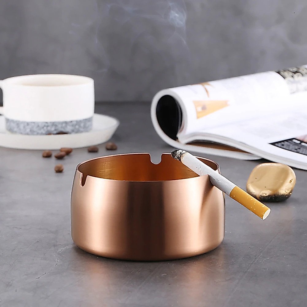 Firetric Asbak Rokok Cigar Tempat Abu Rokok Ashtray Ash Stainless - JL92