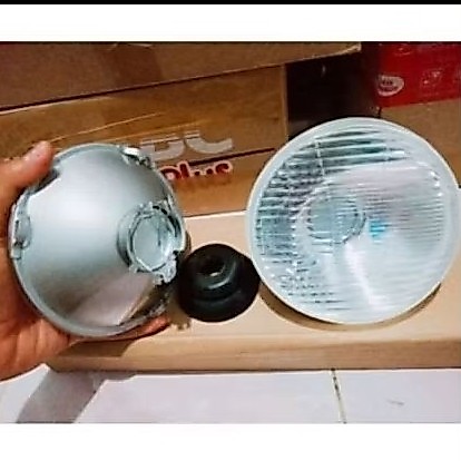 1set lampu depan ps100 lama reflektor only