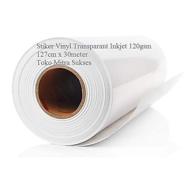 Terlaris Stiker Vinyl Transparant Inkjet Roll SALE